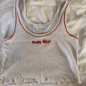 Brandy Melville cropped baby girl tank